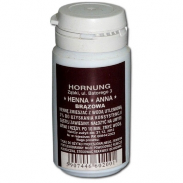 Henna Proszkowa Czarna Anna Hornung 100g