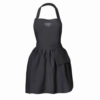 Fartuszek kosmetyczny z falbanką czarny Wonder Lashes