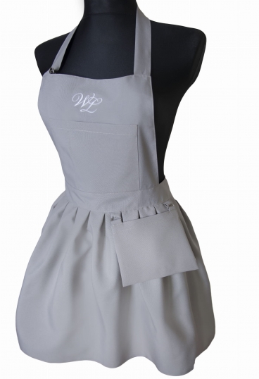 Fartuszek kosmetyczny z falbanką czarny Wonder Lashes