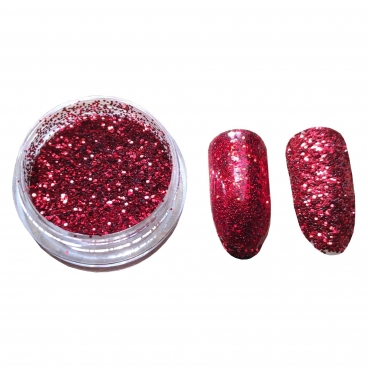 Pyłek duo brokat do zdobienia paznokci Rose XL