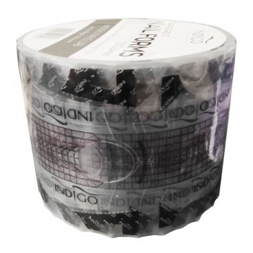 Indigo szablony formy do przedłużania paznokci 500 szt. CLEAR