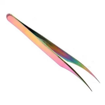 Pęseta do rzęs lekko wygięta kamelon