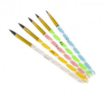 Zestaw pędzelków do akrylu 5 szt. wstążka