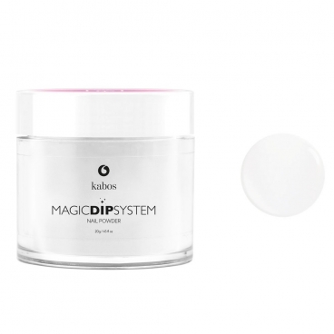 Kabos magic dip system 02 WHITE FRENCH manicure tytanowy