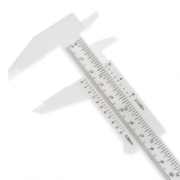 Suwmiarka do brwi biała 0-15 cm