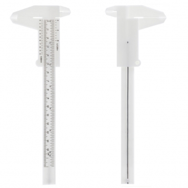 Suwmiarka do brwi biała 0-15 cm