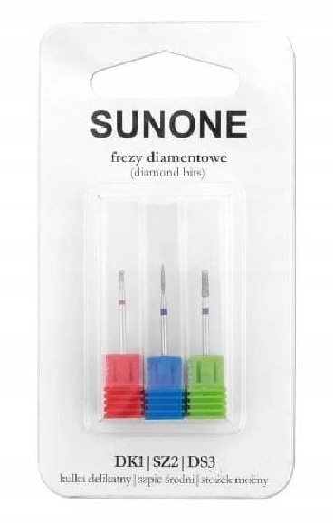 Sunone zestaw frezów diamentowych 30 szt. etui