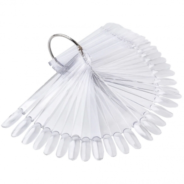 Wzornik wachlarz prezenter 48 kolorów migdał clear