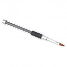 Pędzel pędzelek do akrylu z kryształkami