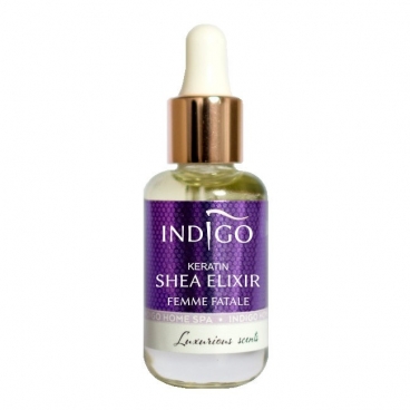 Indigo oliwka do skórek Femme Fatale Keratin 8ml