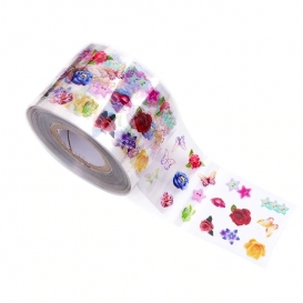 8x folia transferowa do zdobień zestaw