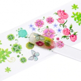8x folia transferowa do zdobień zestaw