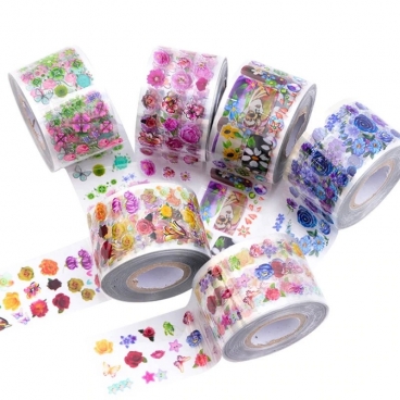 8x folia transferowa do zdobień zestaw