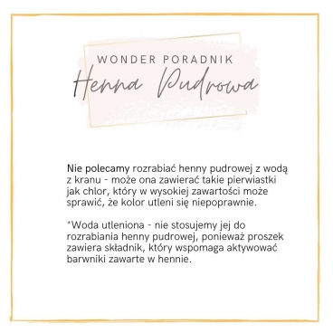 Brow Henna pudrowa w proszku blonde 3 saszetki