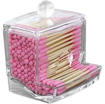 Pojemnik na patyczki do uszu akrylowy