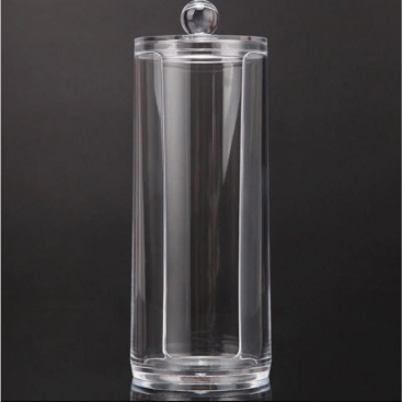 Pojemnik na waciki gąbki do demakijażu akrylowy