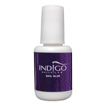 Indigo klej do tipsów błyskawiczny z pędzelkiem 7,5ml
