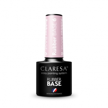Claresa rubber base 5ml baza kauczukowa nr6 do przedłużania