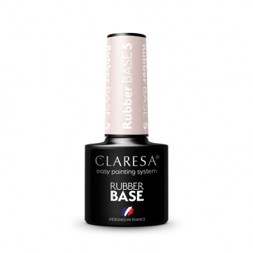 Claresa rubber base 5ml baza kauczukowa nr5 do przedłużania