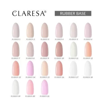 Claresa rubber base 10 baza kauczukowa 5ml do przedłużania