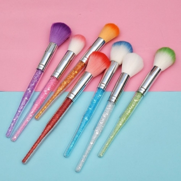 Pędzelek do pyłu paznokci zdobień kryształki