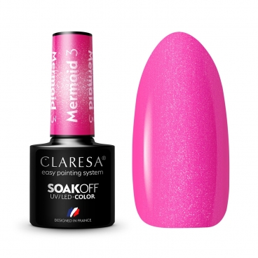 Claresa mermaid pink 5ml lakier hybrydowy