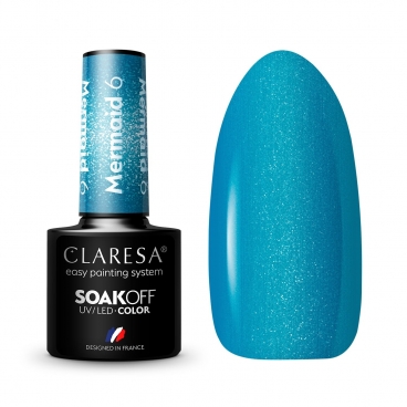 Claresa mermaid light blue 5ml lakier hybrydowy