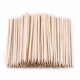 Patyczki drewniane  do skórek 100 szt. manicure