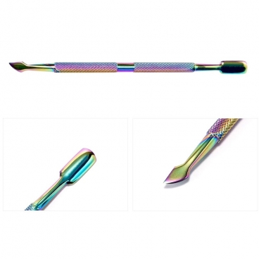 Radełko dłutko do skórek nożyk rainbow v2 pusher