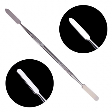 Radełko kopytko dwustronne szpatuła do nakładania akrylożelu