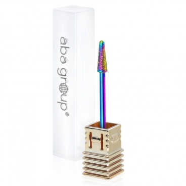 Aba Group frez diamentowy do skórek stożek 4mm rainbow