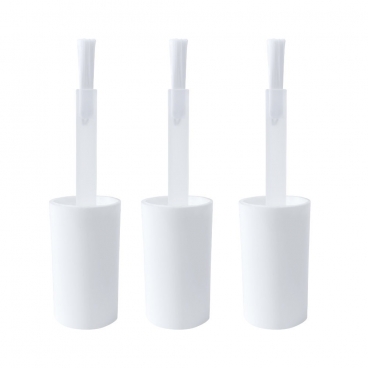 Kabos zapasowe pędzelki MDS  3 szt. manicure tytanowy