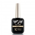 Nails Company WOW Top Coat Gold 6ml z płatkami folii