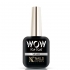 Nails Company WOW Top Coat Silver 6ml z płatkami folii