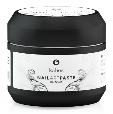 Kabos pasta do zdobienia paznokci czarna - nail art pasta black 5ml