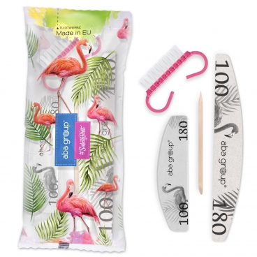 Aba Group zestaw do manicure nr 13 polerka pilnik szczoteczka