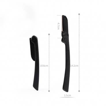 Nożyk do depilacji brwi i twarzy składany premium