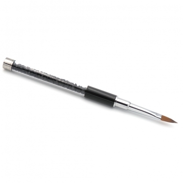 Pędzel pędzelek do akrylu z kryształkami rozm. 4