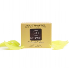 WL lamination wałeczki do laminacji rzęs 4 pary żółte