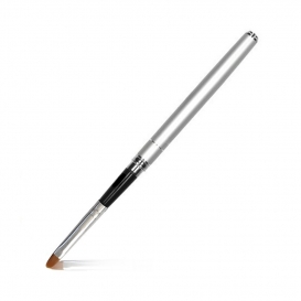 Pędzelek do żelu no.6 składany srebrny