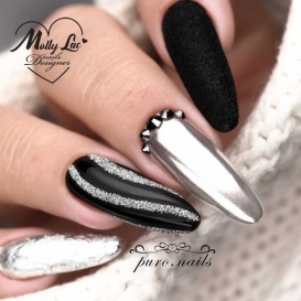 Pyłek lustrzany glass effect SILVER