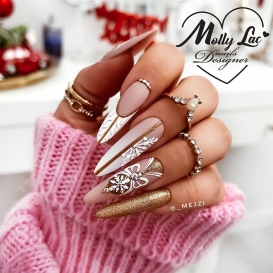 Pyłek lustrzany glass effect GOLDEN