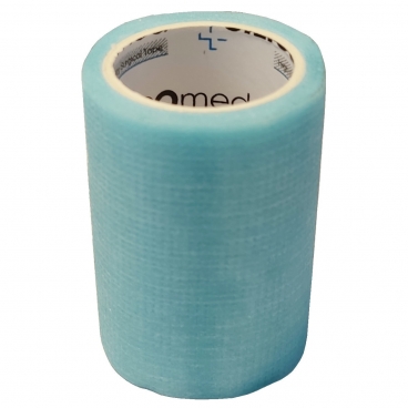 Taśma do podklejania rzęs silikonowa niebieska 5cm x 1,3m