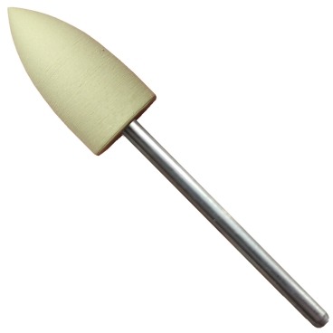 Frez silikonowy twardy do polerowania akrylu żółty v4