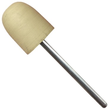 Frez silikonowy twardy do polerowania akrylu żółty v5