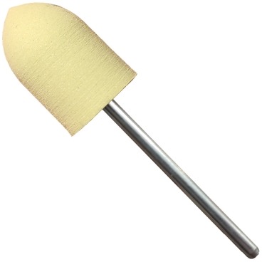 Frez silikonowy twardy do polerowania akrylu żółty v6