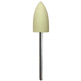 Frez silikonowy twardy do polerowania akrylu żółty v7