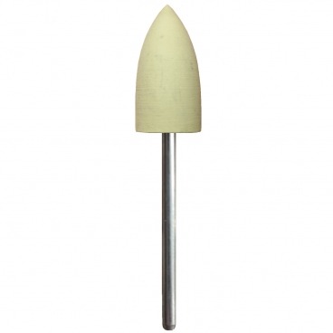 Frez silikonowy twardy do polerowania akrylu żółty v7