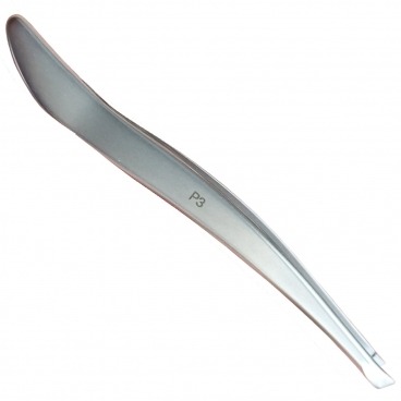 Pęseta do brwi ze stali chirurgicznej skośna P3