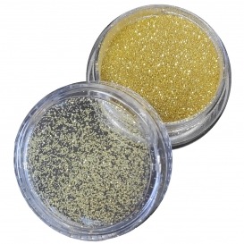 Pyłek duo brokat do zdobienia paznokci Pure Gold